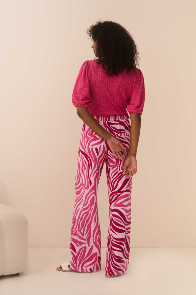 TROUSER DALILA QD35 1 784 logo zebra print